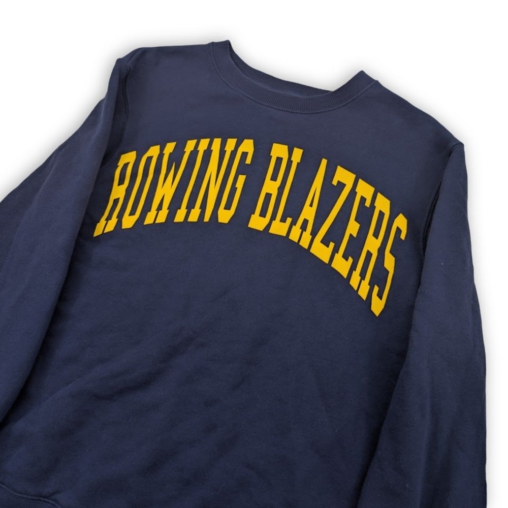 Rowing Blazers x Target Arc Print Sweatshirt Mens Size XS Navy Blue Preppy‎
